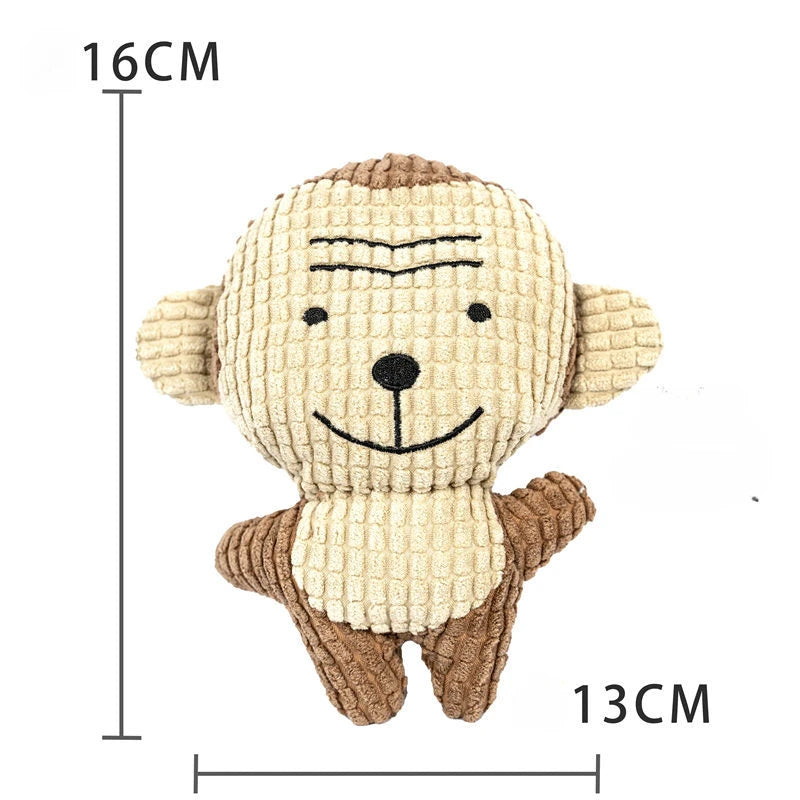 Plush Companion Sleeping Duck Dog Toys for Small Large Dogs Bite Resistant Teeth Grinding Sound Relief Duck Sound Toy