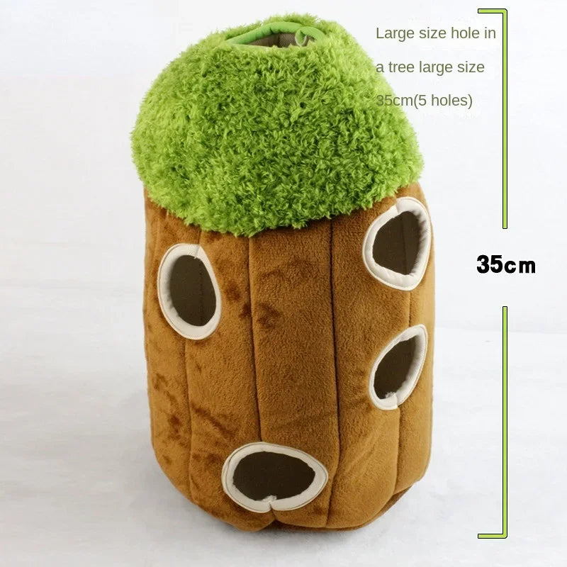 Dog Cat Set Fun Burrow Dog Toy Creaking Soft Plush Animal Toy Press To Sound Dog Pet Anxiety Relief Calming Aid Toy Chewing