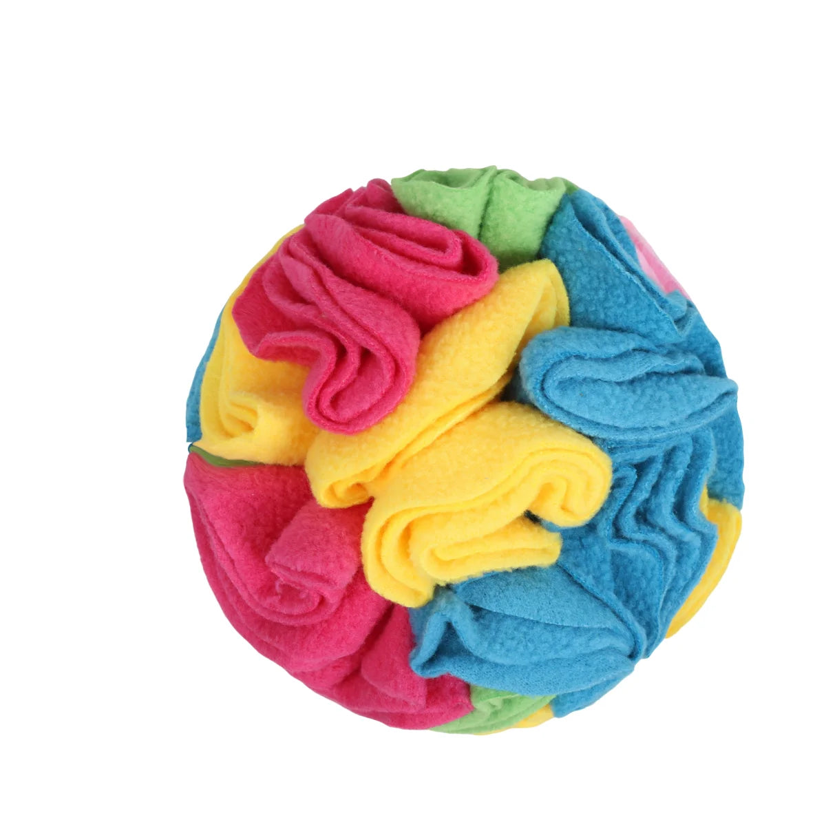 Pet Snuffle Ball for Dogs, Interactive Foraging Puzzle Toy, Colorful Nose Work Training Ball, Slow Feeder Stress Relief Dog Enri