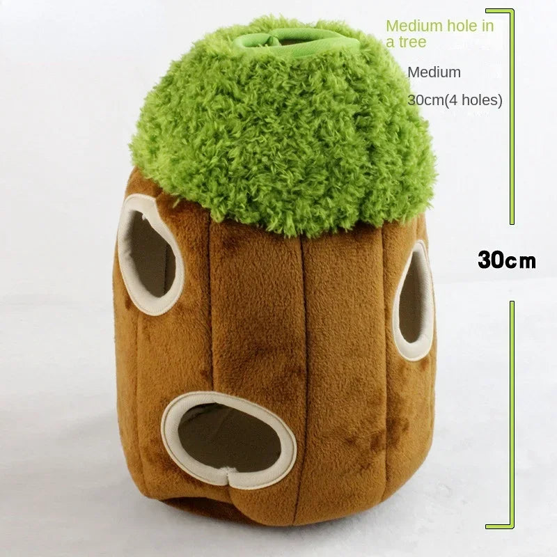 Dog Cat Set Fun Burrow Dog Toy Creaking Soft Plush Animal Toy Press To Sound Dog Pet Anxiety Relief Calming Aid Toy Chewing