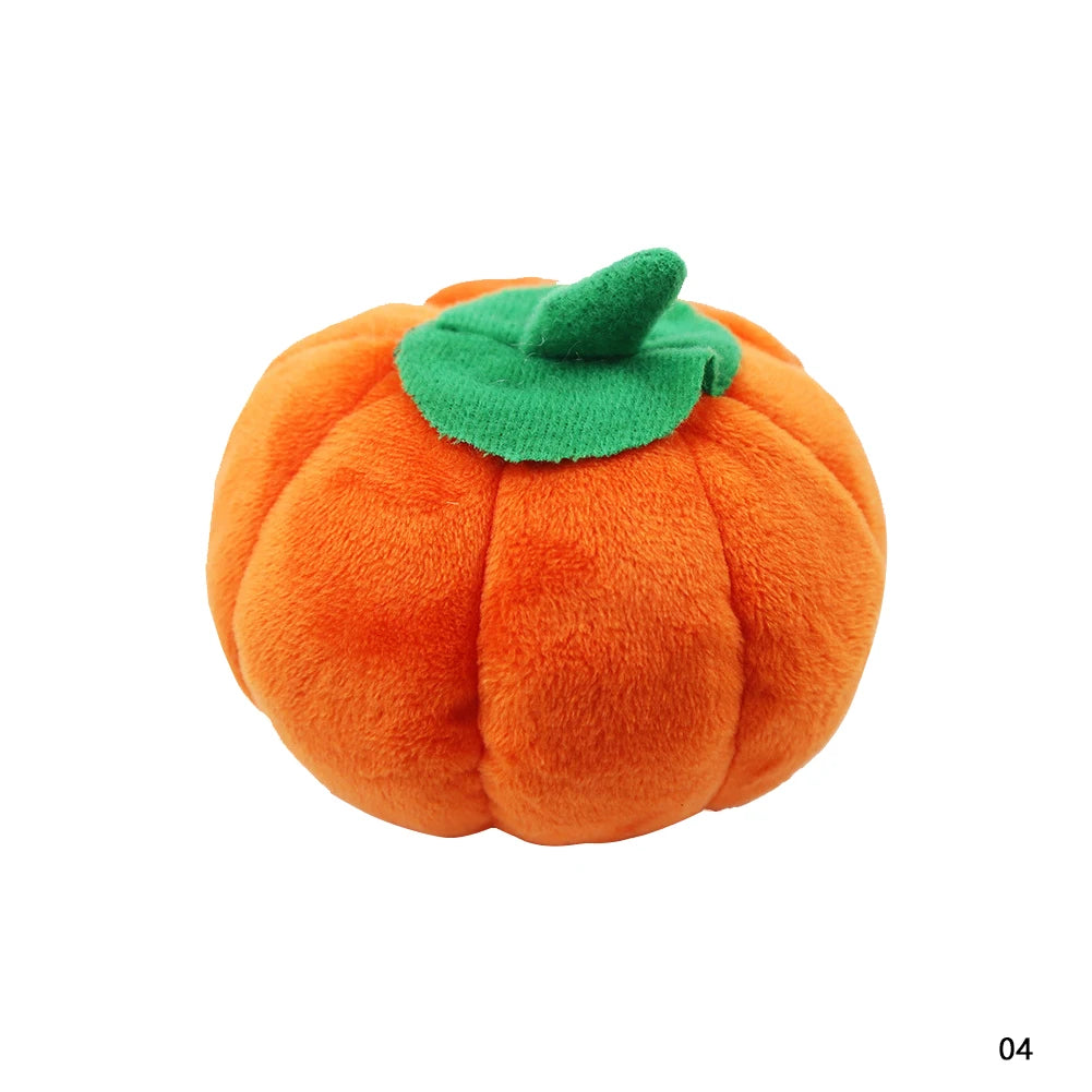 1Pc Pet Toys Fruit Animals Cartoon Dog Toy Stuffed Squeaking Cute Plush Puzzle for Dogs Cat Chew Squeaker Squeaky Toy