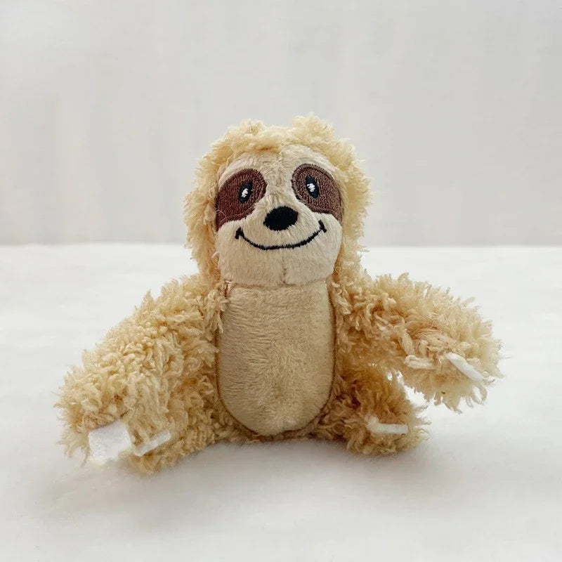 Dog Cat Set Fun Burrow Dog Toy Creaking Soft Plush Animal Toy Press To Sound Dog Pet Anxiety Relief Calming Aid Toy Chewing