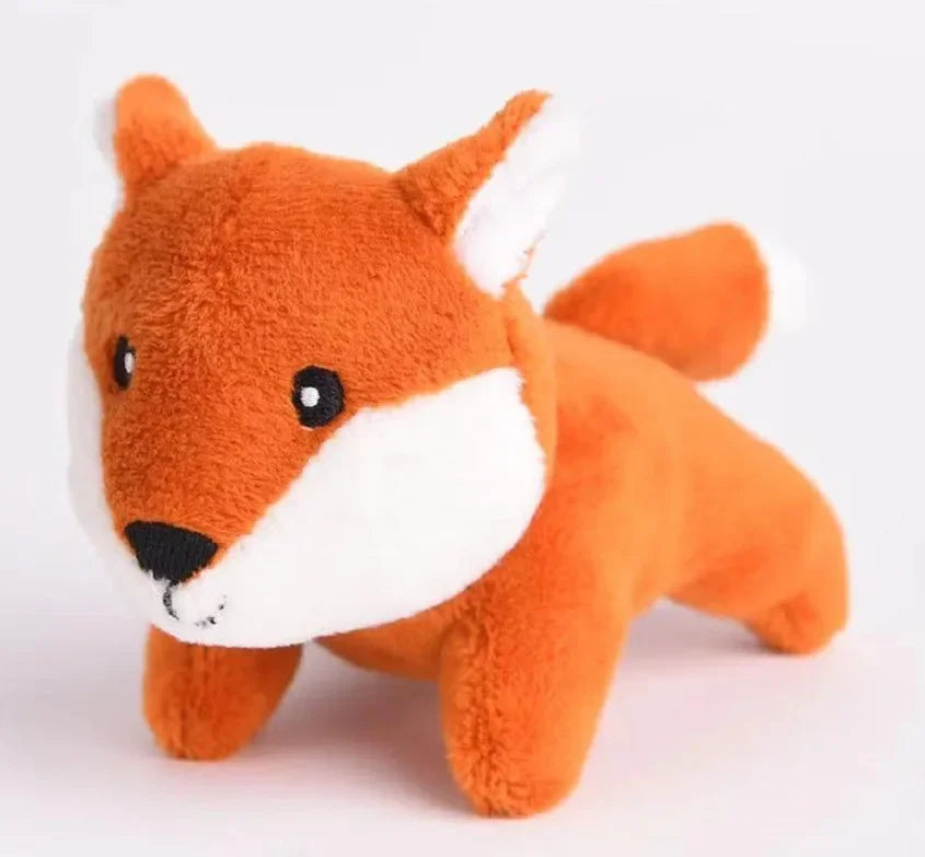 Dog Cat Set Fun Burrow Dog Toy Creaking Soft Plush Animal Toy Press To Sound Dog Pet Anxiety Relief Calming Aid Toy Chewing