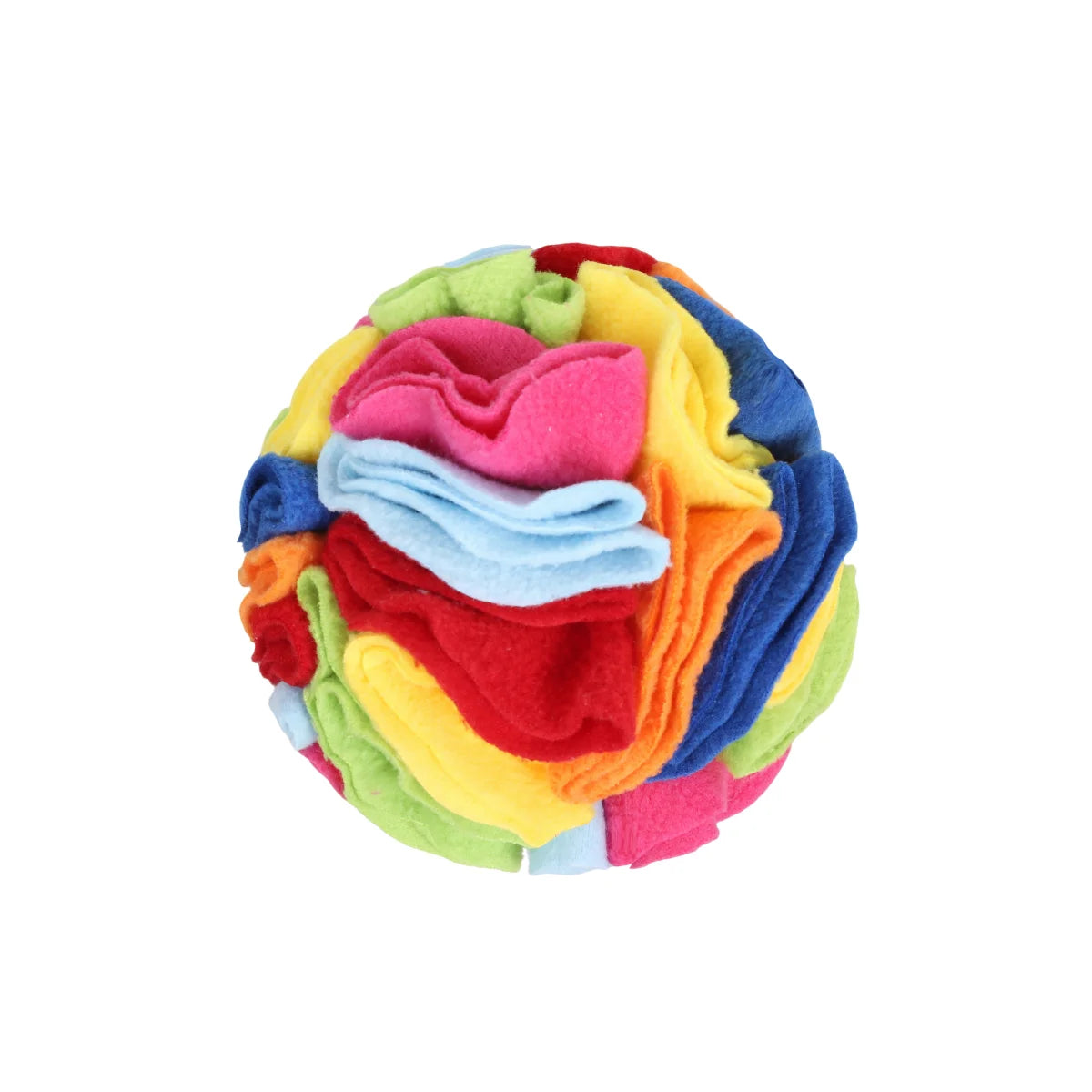 Pet Snuffle Ball for Dogs, Interactive Foraging Puzzle Toy, Colorful Nose Work Training Ball, Slow Feeder Stress Relief Dog Enri