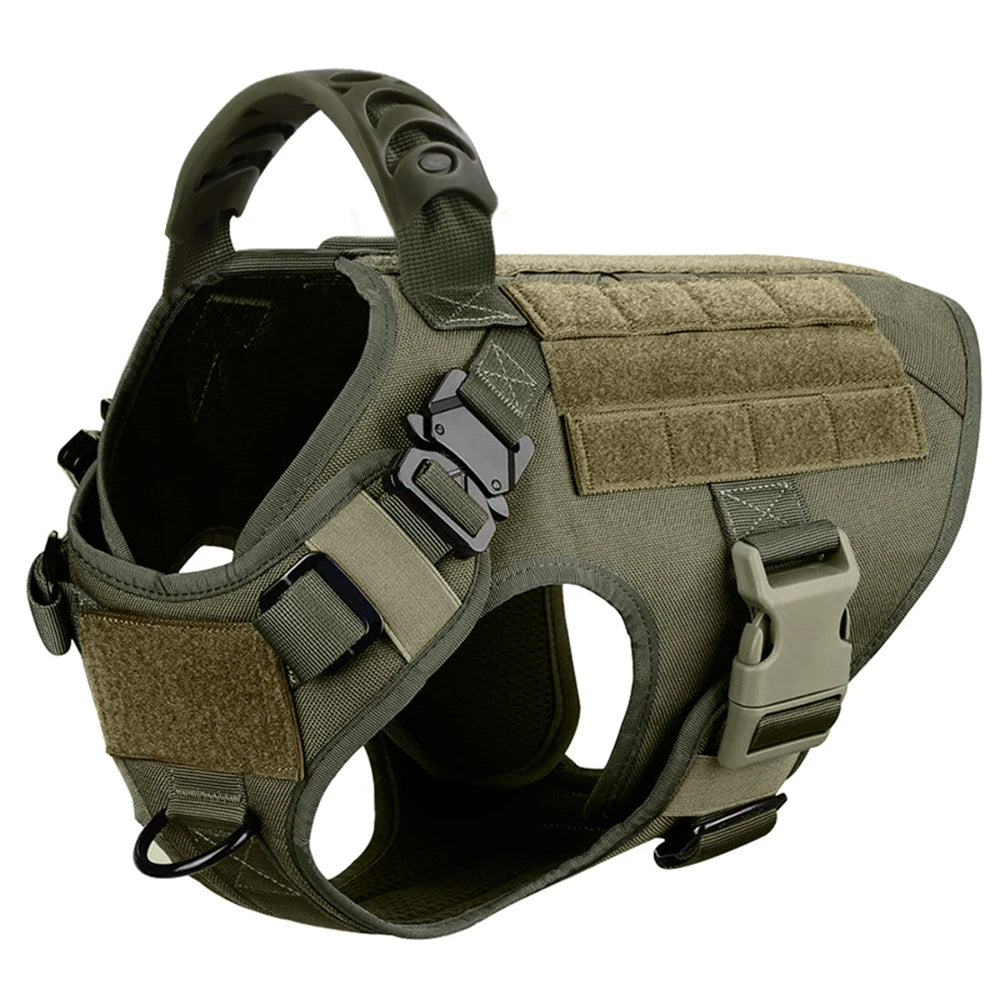 Large Dog Harness Training Pet Vest for French Bulldog German Shepherd Malinois Tactical Harnesses For Walking Dogs Accessories