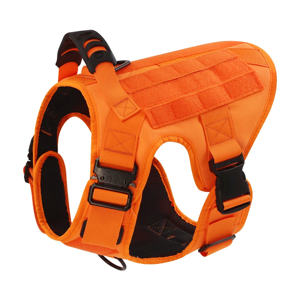 Large Dog Harness Training Pet Vest for French Bulldog German Shepherd Malinois Tactical Harnesses For Walking Dogs Accessories