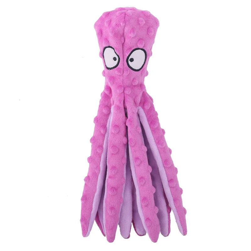 New Interactive Dogs Plush Toy Indoor Chewy Resistant Fleece Squeak Pet Play Product for Puppy Kitten Teeth Grinding