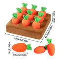 Dog Puppy Snuffle Mat Funny Enrichment Interactive Pet Carrot Puzzle Toy Dog Activity Mat for Boredom Relief Foraging Training