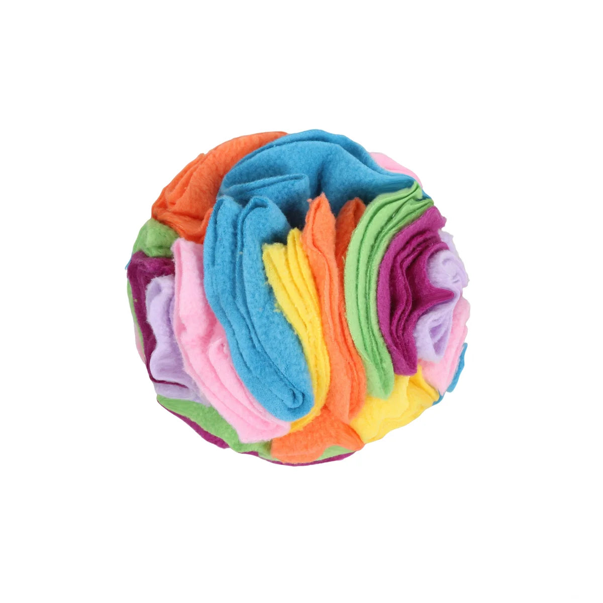 Pet Snuffle Ball for Dogs, Interactive Foraging Puzzle Toy, Colorful Nose Work Training Ball, Slow Feeder Stress Relief Dog Enri